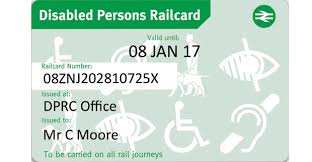 Disabled persons railcard