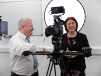 Alex Mayer MEP - Member of the European Parliament for the East of England Celebrates ABC EU Grant for Lights For Work TV