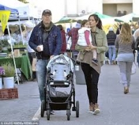Family with a pram