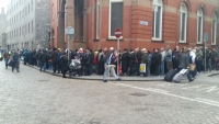 "We'd starve without them" - Over 2,000 People Lined Up to Get Capuchin Centre Christmas Food Parcels